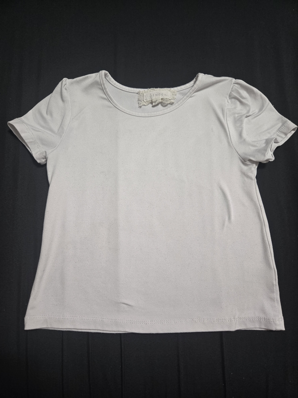 Short Sleeve Crewneck Tee - White